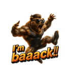 アクロバティックベア（個別スタンプ：12）