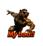 アクロバティックベア（個別スタンプ：13）