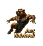 アクロバティックベア（個別スタンプ：14）