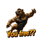 アクロバティックベア（個別スタンプ：15）