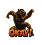 アクロバティックベア（個別スタンプ：17）