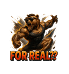 アクロバティックベア（個別スタンプ：19）