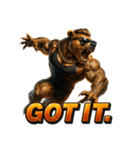 アクロバティックベア（個別スタンプ：21）