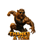 アクロバティックベア（個別スタンプ：23）