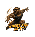 アクロバティックベア（個別スタンプ：24）