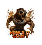 アクロバティックベア（個別スタンプ：27）