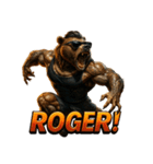 アクロバティックベア（個別スタンプ：32）