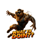 アクロバティックベア（個別スタンプ：33）