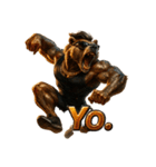 アクロバティックベア（個別スタンプ：34）