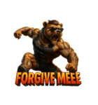 アクロバティックベア（個別スタンプ：36）