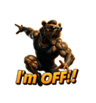 アクロバティックベア（個別スタンプ：37）