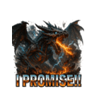 アンデットドラゴン（個別スタンプ：34）
