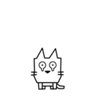 角張った猫のスタンプ2（個別スタンプ：15）