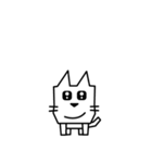 角張った猫のスタンプ2（個別スタンプ：17）