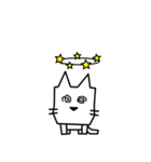 角張った猫のスタンプ2（個別スタンプ：30）