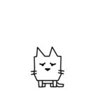 角張った猫のスタンプ2（個別スタンプ：39）