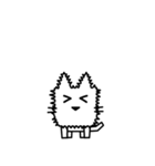 角張った猫のスタンプ2（個別スタンプ：40）