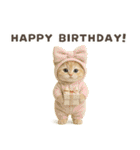 着ぐるみ子猫のお誕生日＆日常♪（個別スタンプ：5）