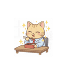 社畜ねこの奮闘記（個別スタンプ：6）