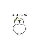 ぶりっ子なへんてこなアヒル（個別スタンプ：1）