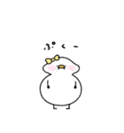 ぶりっ子なへんてこなアヒル（個別スタンプ：4）