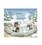 かわいすぎる！日本犬たちの日常スタンプ（個別スタンプ：1）