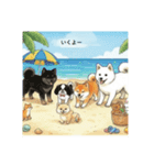 かわいすぎる！日本犬たちの日常スタンプ（個別スタンプ：3）
