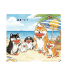 かわいすぎる！日本犬たちの日常スタンプ（個別スタンプ：19）