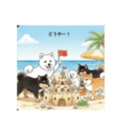 かわいすぎる！日本犬たちの日常スタンプ（個別スタンプ：32）