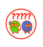 カラフルモンスター♡一年中使えるハンコ（個別スタンプ：20）