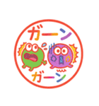 カラフルモンスター♡一年中使えるハンコ（個別スタンプ：22）