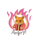 推し活ハムさん(ピンク担)（個別スタンプ：7）