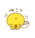 ひよこのピッピ_ 応援スタンプ（個別スタンプ：4）