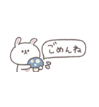 秋のあいさつ◎ちびっこうさぎさん #3（個別スタンプ：35）