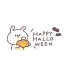 秋のあいさつ◎ちびっこうさぎさん #3（個別スタンプ：40）