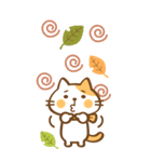 BIG 猫のねこ田さん ちょっぴり秋版（個別スタンプ：33）