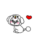 シュルレアリスム。変な犬（個別スタンプ：5）