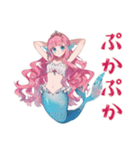 人魚姫の水泳プリンセス★スタンプ（個別スタンプ：35）