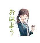 社畜ちゃんの冬★お仕事応援（個別スタンプ：2）