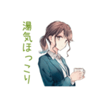 社畜ちゃんの冬★お仕事応援（個別スタンプ：8）