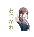 社畜ちゃんの冬★お仕事応援（個別スタンプ：12）