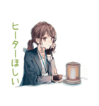 社畜ちゃんの冬★お仕事応援（個別スタンプ：19）