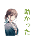 社畜ちゃんの冬★お仕事応援（個別スタンプ：28）