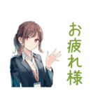 社畜ちゃんの冬★お仕事応援（個別スタンプ：31）