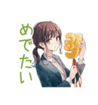 社畜ちゃんの冬★お仕事応援（個別スタンプ：40）