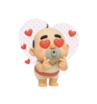 おっちゃんの生態3D（個別スタンプ：10）