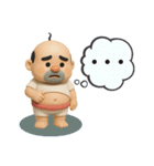 おっちゃんの生態3D（個別スタンプ：32）