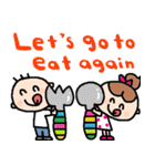 (nenerin日常会話スタンプ518英語気遣い)（個別スタンプ：18）