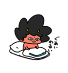 泣きむしおにちゃん体調不良（個別スタンプ：4）