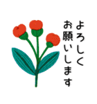 刺繡❤️かわいいお花（個別スタンプ：23）